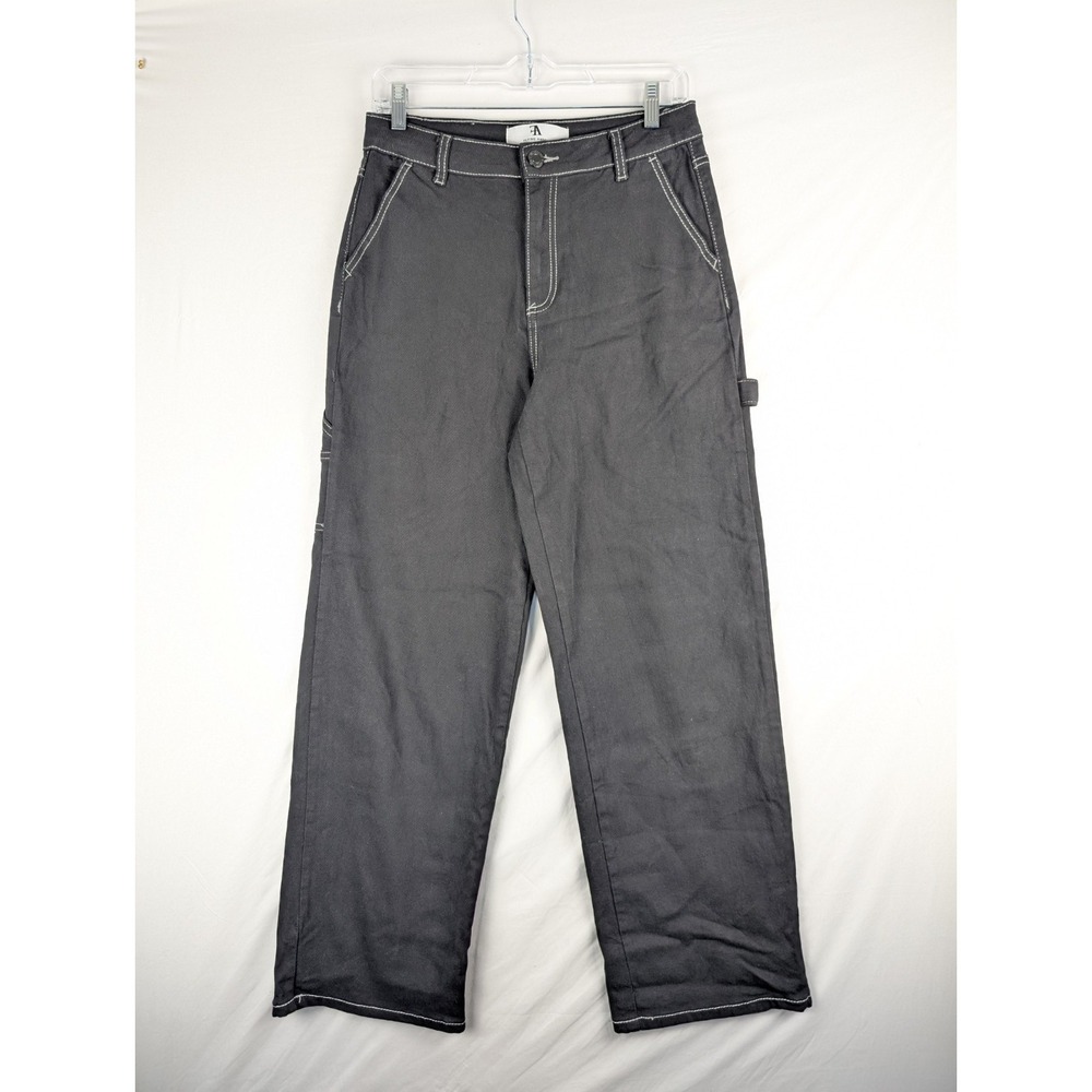Flying Angel Gogo High‎ Waist Carpenter Jeans Black 7/28 NWOT